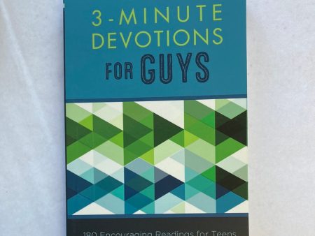 3 MIN DEVOTIONS FOR GUYS-8571 Sale