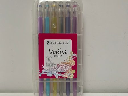 GEL PEN SET 12 PC ASST-0486 Online Sale