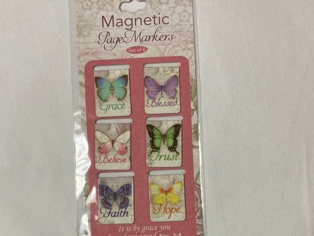 BUTTERFLY BLESSINGS MAGNETIC BOOKMARKS-9801 For Cheap