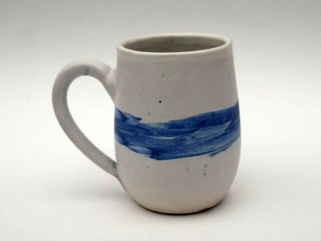 Ceramic Cup H - Pincelada azul Online Hot Sale