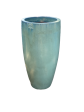 6036H4FS - Light Turquoise Tall Tapered Cylinder Planter - FREE SHIPPING For Discount