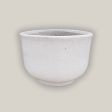 3043L4FS - White Contemporary Low Ceramic Bowl FREE SHIPPING For Discount