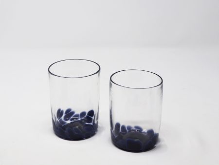 Blue Spotted Glass Fashion