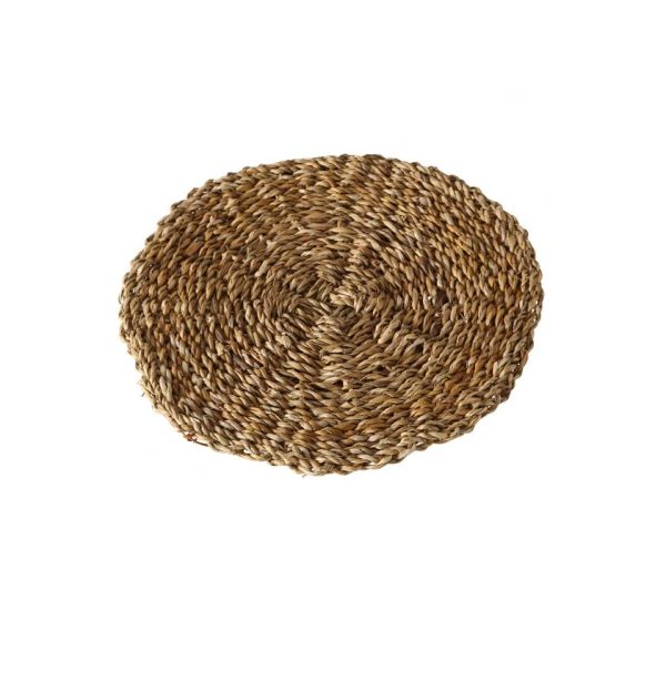 RATTAN NATURAL ROUND PLACEMAT Discount