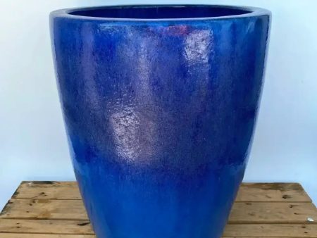 6055H47 - Blue Short Tapered Cylinder Planter Discount