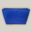 3033L17B - Rectangular Ceramic planter Falling Blue Size B For Cheap