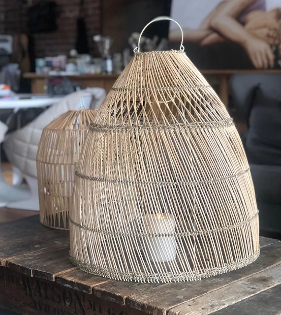 TULUM WICKER BASKET LAMP SHADE Sale