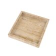 SQUARE TRAVERTINE TRAY Sale