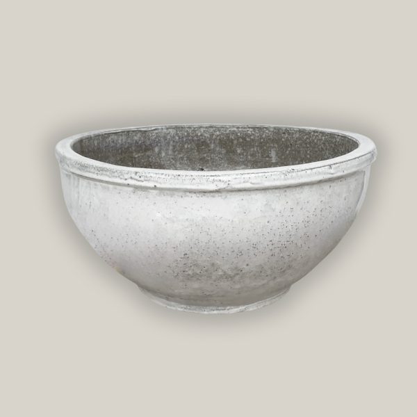 3009L4FS - White Traditional Low Ceramic Bowl FREE SHIPPING Online Sale