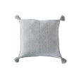 TULA DE ALLENDE CUSHION COVERS LOOM WITH POM-POMS For Discount