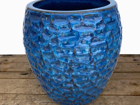 6105H47FS - Blue Honeycomb Planter - FREE SHIPPING Hot on Sale