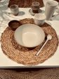 RATTAN NATURAL ROUND PLACEMAT Discount