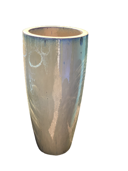 6036H4 - Light Turquoise Tall Tapered Cylinder Planter Cheap