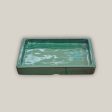 3127L5FS - Square | Jade Ceramic Plant Saucer | High Fired Ecofriendly Clay - Sizes 8 -15  - FREE SHIPPING Online