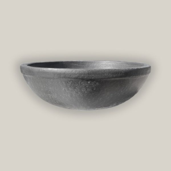 3117L1 - Matte Black Shallow Ceramic Bowl Online now