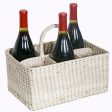 Palm Leaf Basket and Holder for 6 Online Hot Sale