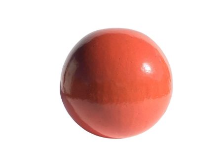 5012S26 - Orange Ceramic Garden Sphere For Cheap