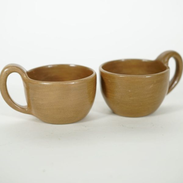 Burnished Coffee Cup Light Brown Cheap