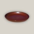 6135H42FS - Round | Copper Red Ceramic Plant Saucer | High Fired Ecofriendly Clay - Sizes 8 -24  - FREE SHIPPING For Cheap