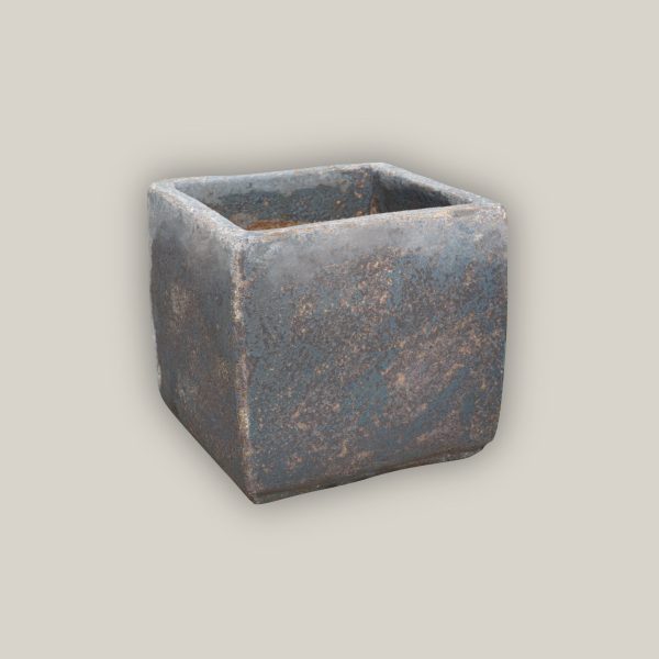 1-6030ADFS - Atlantis Double Fired Cube Pot - FREE SHIPPING Online Hot Sale