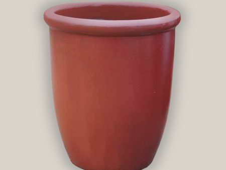 6026H44FS - Chili Red Cana Pot - FREE SHIPPING For Sale