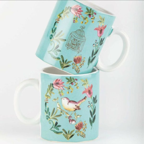 Mug Bird Aqua For Sale