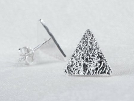 Atacama stud earrings - triangle For Sale