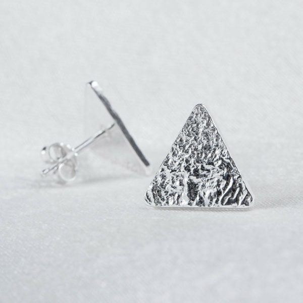 Atacama stud earrings - triangle For Sale