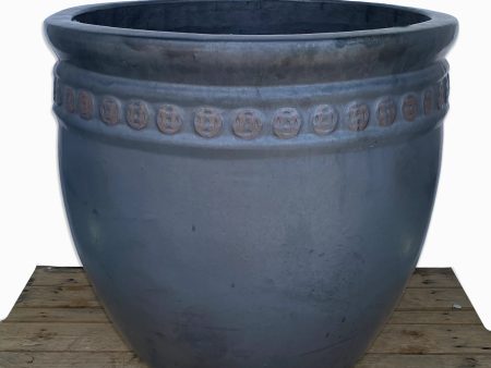 9054C48FS - Antique Matte Black Coin Pot - FREE SHIPPING For Sale