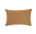 LINA LINEN PILLOW 16 x 24 - TAWNY For Cheap