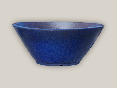 372L15A - Dark Blue Low Wide Planter-FREE SHIPPING For Cheap