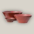 372L6F - Tropical Red Low Wide Planter-FREE SHIPPING For Sale