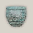 653R27FS - Relic Jade Tapered Rustic Planter - FREE SHIPPING For Sale