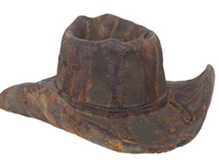 Western Hat Planter Pnt on Sale