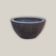 6032H33FS - Matte Black Wide Succulent Bowl - FREE SHIPPING Cheap