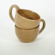 Burnished Coffee Cup Light Brown Cheap