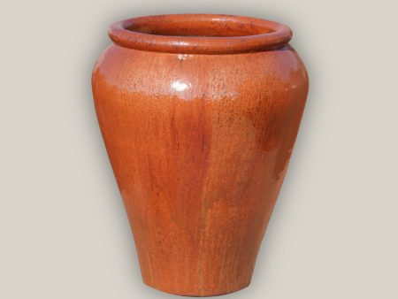 1-3100COFS - Copper Palace Extra Large High-Fired  Ceramic Planter Pots  – Indoor Outdoor Use – FREE SHIPPING Discount