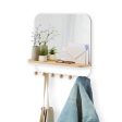 Estique Mirror with Hooks Discount