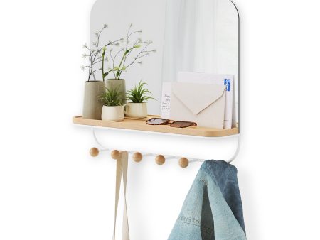 Estique Mirror with Hooks Discount