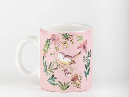 Mug Bird Pink For Discount