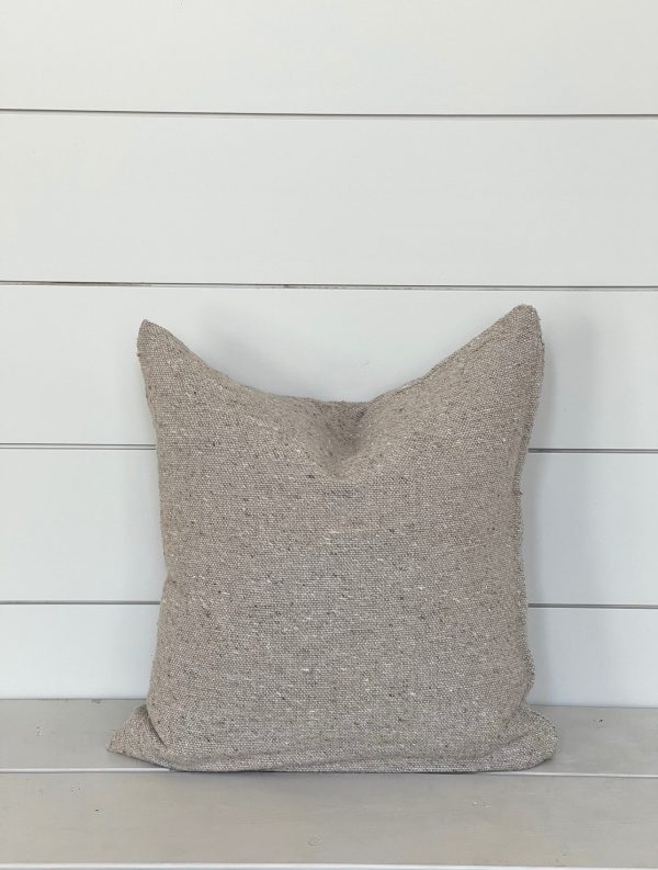 LAUREL CUSHION LIGHT WASHED TAUPE Fashion