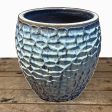 6105H4 - Light Turquoise Honeycomb Planter Online now