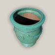 1-4023AQFS - Aqua Medallion Urn - FREE SHIPPING For Sale