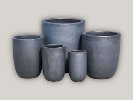 3044GA - Graphite Tall Tapered U Planter Sale