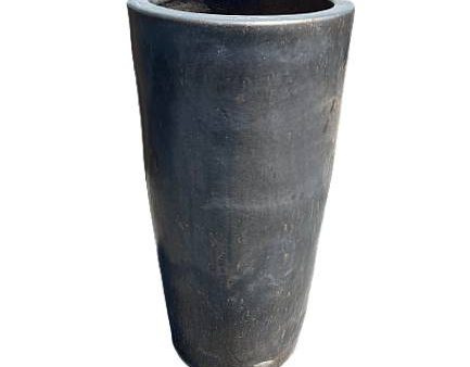 6119H33FS - Matte Black Tall Cylinder Planter -FREE SHIPPING Online Hot Sale