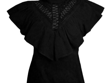 Constelacion Black Blouse on Sale