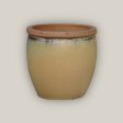 6109H75FS - Natural Rim Honey Yellow Ceramic Bell Pot - FREE SHIPPING Hot on Sale