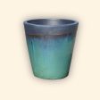 6024H6FS - Matte Black Turquoise Cone Planter - FREE SHIPPING For Cheap