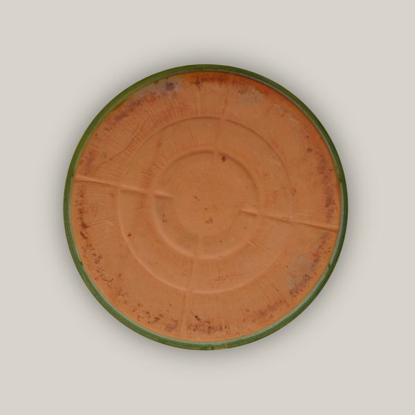 6135H20 - Round | Apple Green Ceramic Plant Saucer | High Fired Ecofriendly Clay - Sizes 8 -24  - FREE SHIPPING Hot on Sale