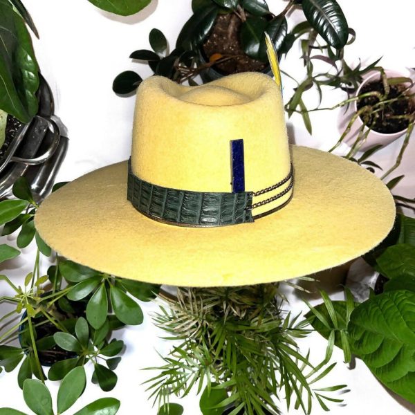 Yellow Wool Hat Online Sale